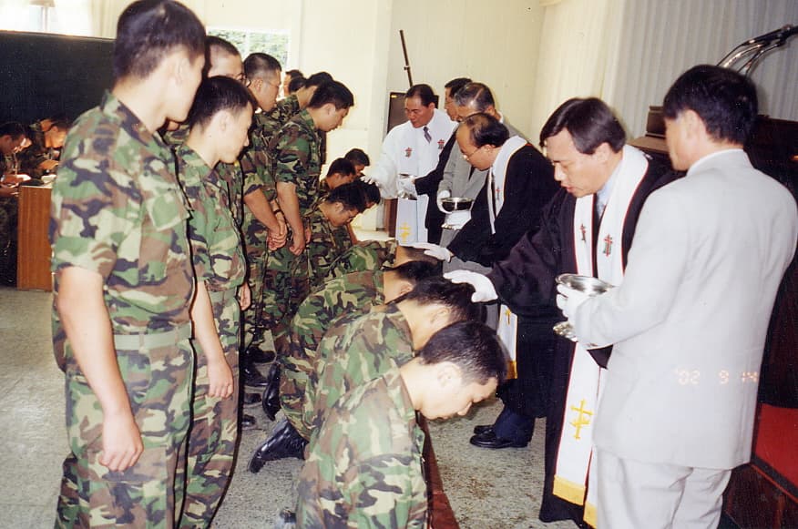 2002 전방부대세례식 - 1