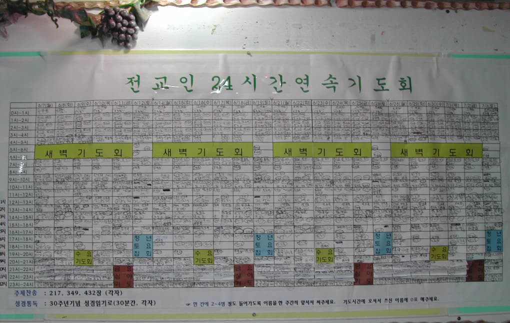 2004-7-3  24시간24일연속기도회성료 - 1