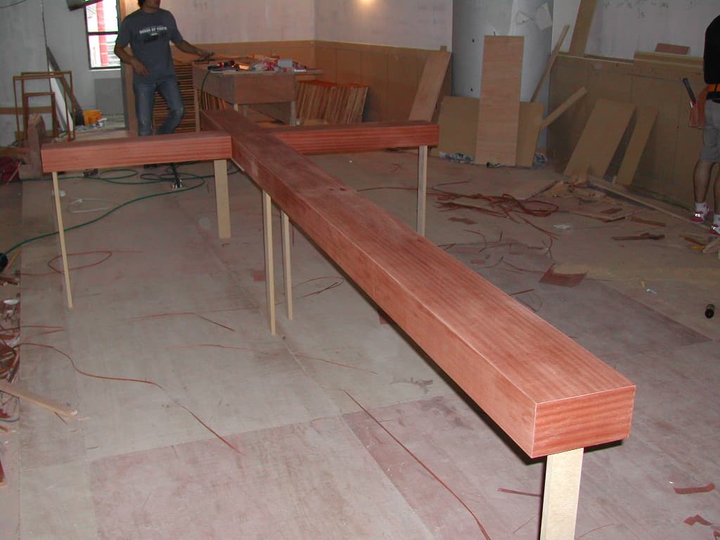 040827 본당십자가 제작 - 1