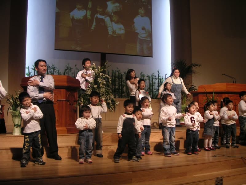 2005-3-27 부활절2부(연합) -유치부1 - 1