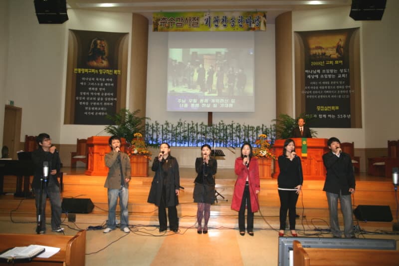2008-11-2추수감사찬양한마당_찬양팀 - 1