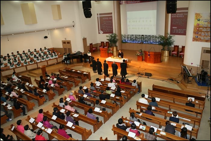 2011년4월17일성찬.세례식.입교. - 3