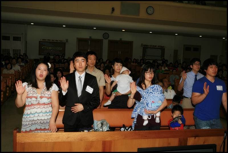 2012년5월 어린이 주일 유아세례식 - 2