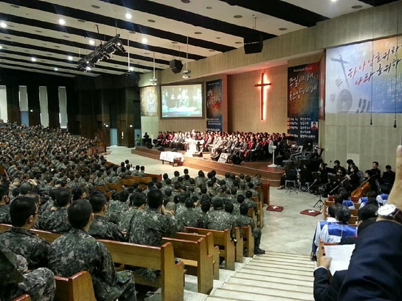 논산훈련소 진중세례식 - 3