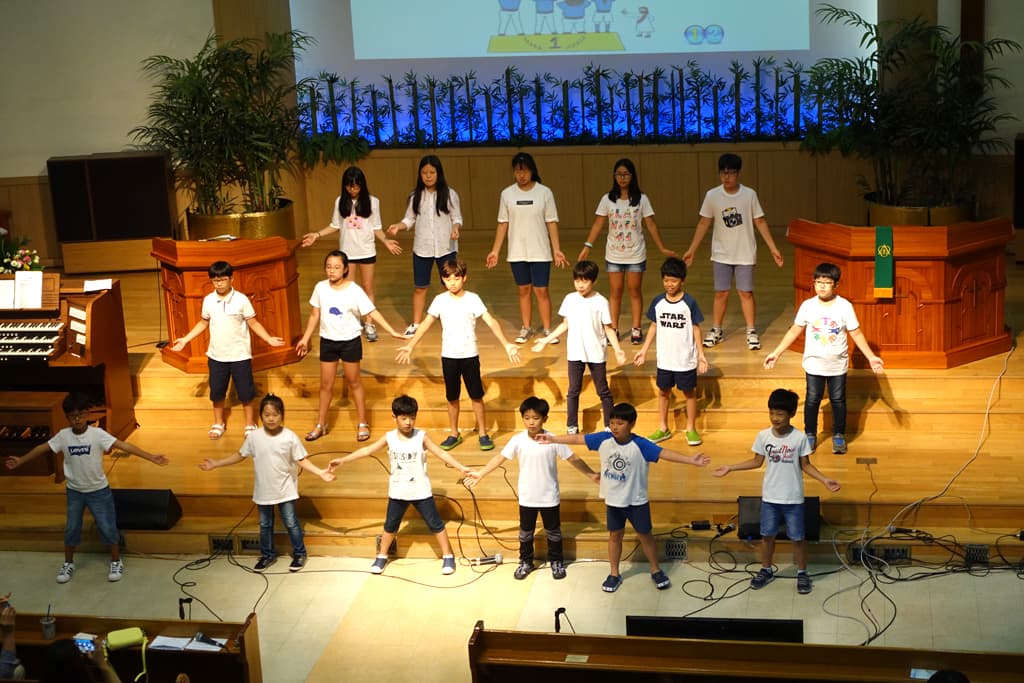 2016년8월21일 아동부 여름성경학교발표회 - 1