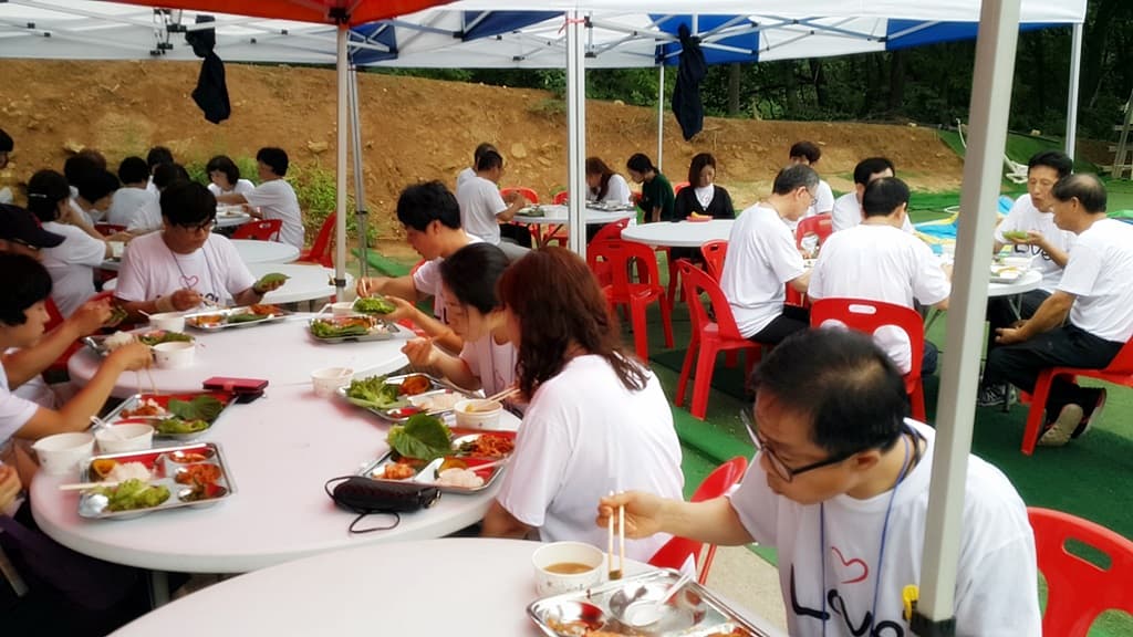 2017년 7/31- 8/2 전교인여름대회 식사시간 - 2