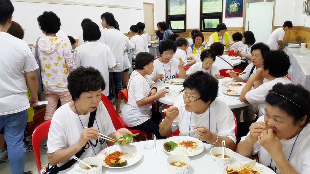 2017년 7/31- 8/2 전교인여름대회 식사시간 - 8