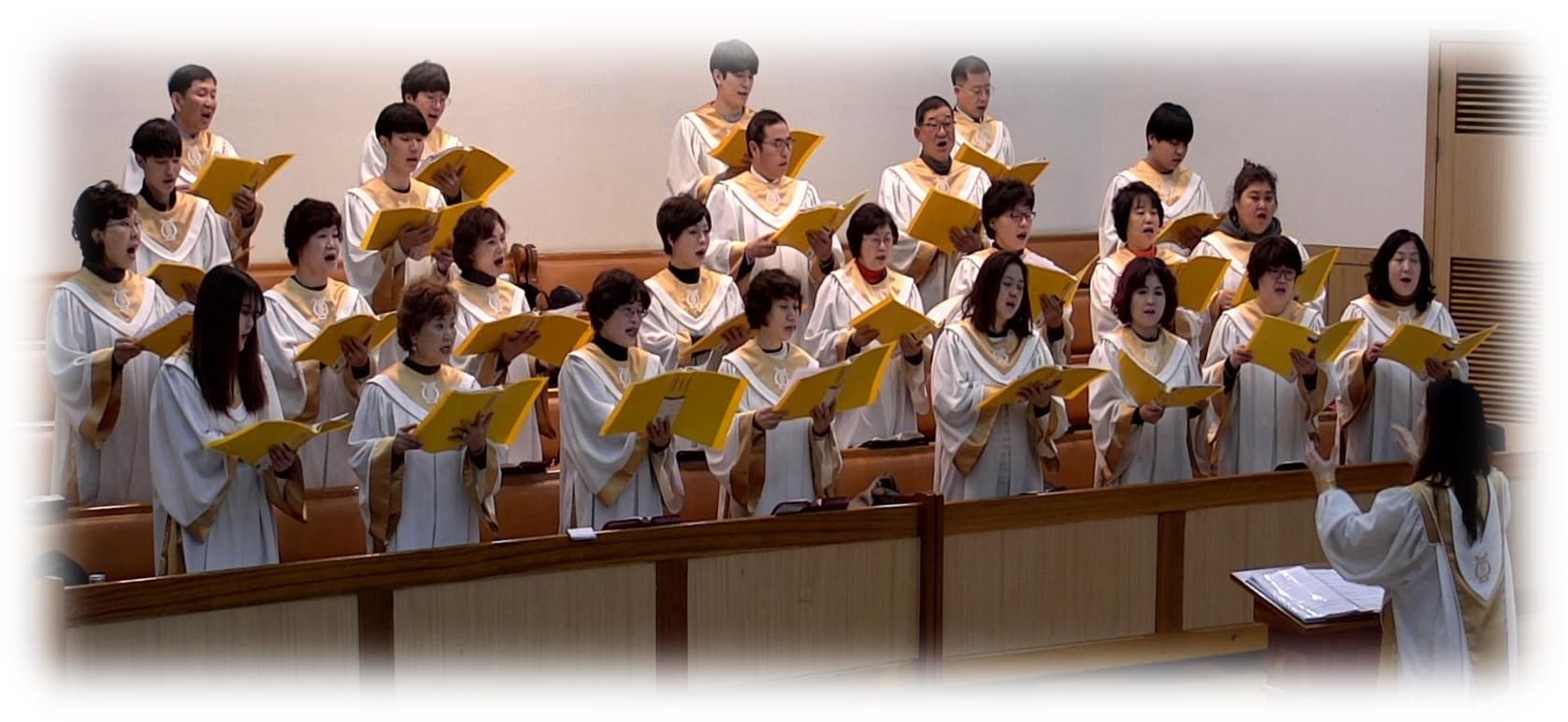 임마누엘 찬양대 단체 사진